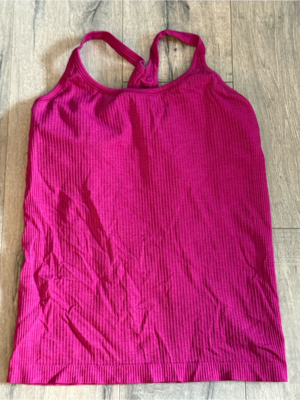 lululemon athletica Magenta Ribbed Racerback Tank